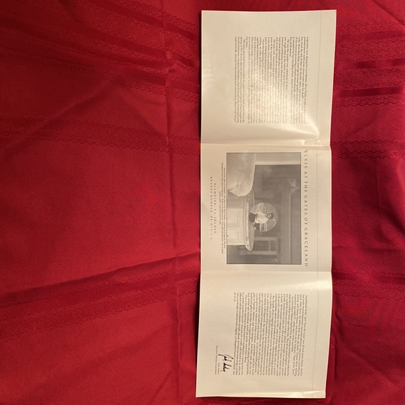 Elvis Presley: Looking at a Legend Delphi Collector Plate - 8 1/2” - Picture 4 of 7